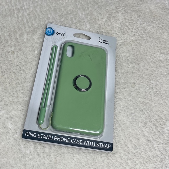 Onn iPhone XS Max Ring Stand Phone Case with Strap - Picture 2 of 9